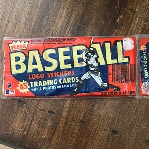 1983 Fleer Baseball unopened Rack Pack (45 card pack)